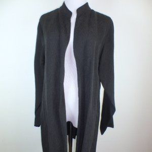Eileen Fisher open cardi jacket silk M